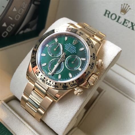 rolex green and yellow accents|Rolex green.